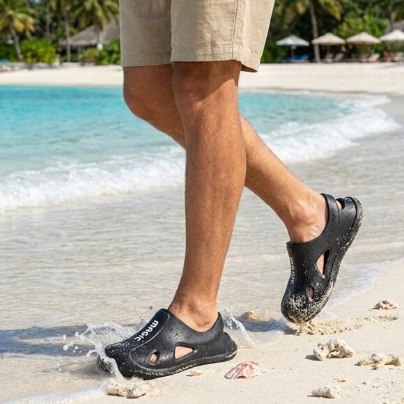 Unisex Slip On Clogs - Waterproof Beach Sandals & Garden Shoes for Daily Wear - Picture 3 of 8